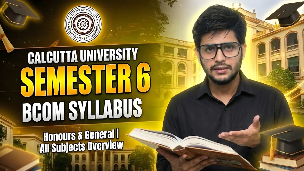 Calcutta University BCom Semester 6 CCF Syllabus PDF Download