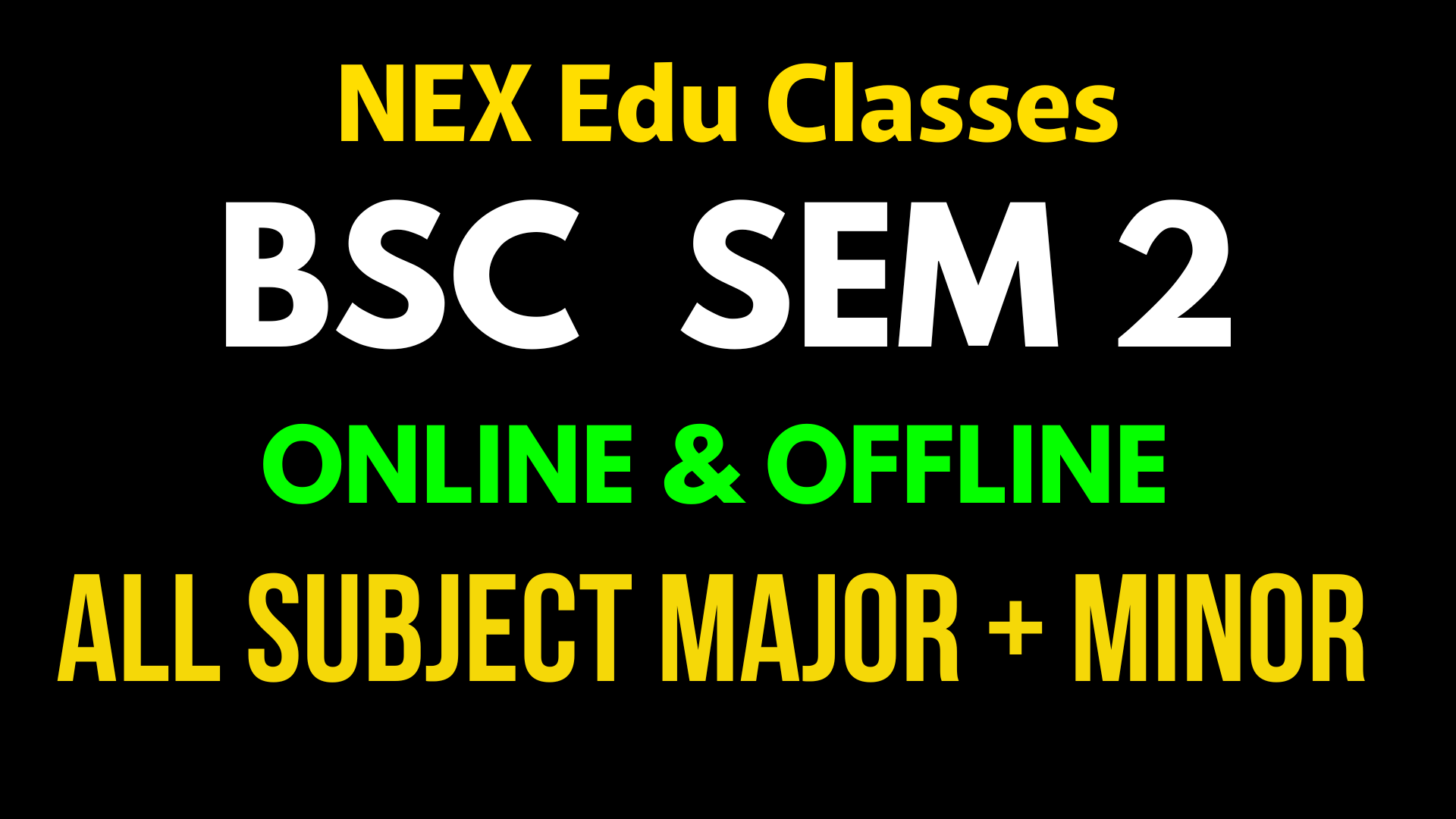 BSC Sem 2